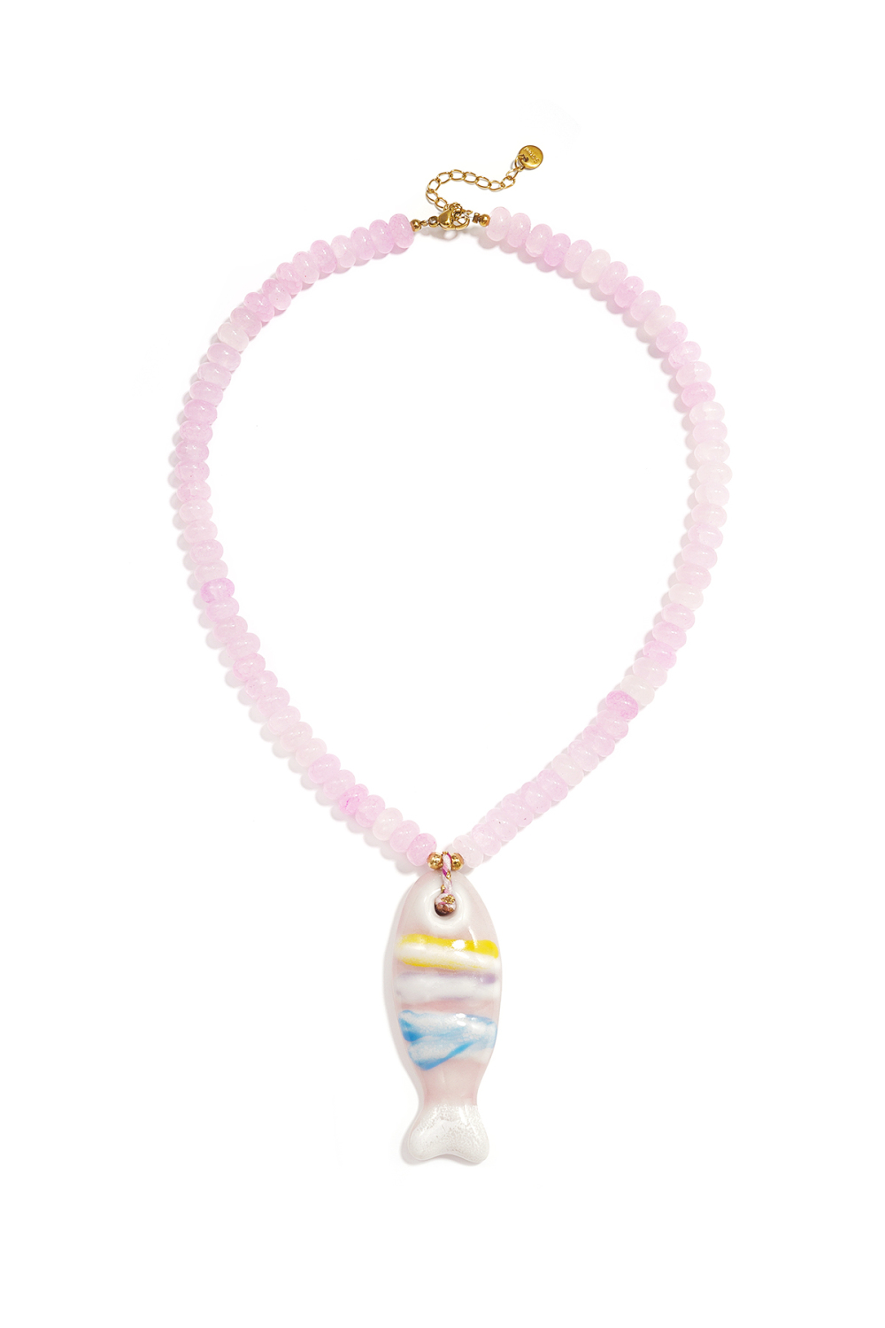 Colliers De Perles En Céramique, Motif Poisson, Vacances, Plage, Collection Romantique, Bijoux Pour Femmes 