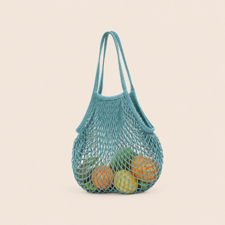 Sac rond pour femme en corde tressée ajourée, couleur unie, style décontracté 2