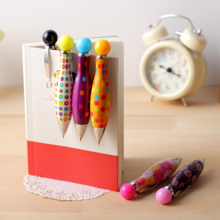 Stylos à bille Simple Series Casual Flower Polka Colors Mixte 2