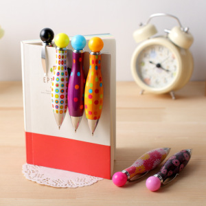 Stylos À Bille Simple Series Casual Flower Polka Colors Mixte h5 Image2