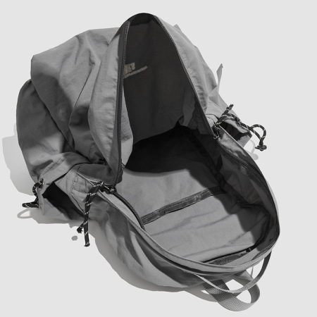 Sac à dos femme en nylon uni, style sportif, sans inscription 2