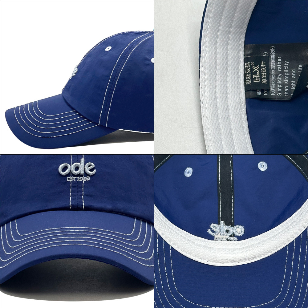 Casquette De Baseball Décontractée En Polyester De Couleur Mélangée Avec Broderie. Image4