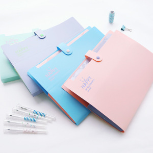 Classeurs Et Pochettes À Lettres Quotidiennes Simple Series Pp De Couleurs Assorties Avec Visage Souriant h5 Image3