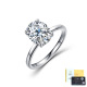 couleur argent/Taille de bague 8/3 Carats Image3