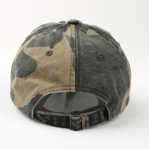 Casquette De Baseball En Coton De Couleur Mélangée, Forme Irrégulière Décontractée, Collection Simple Series h5 Image4