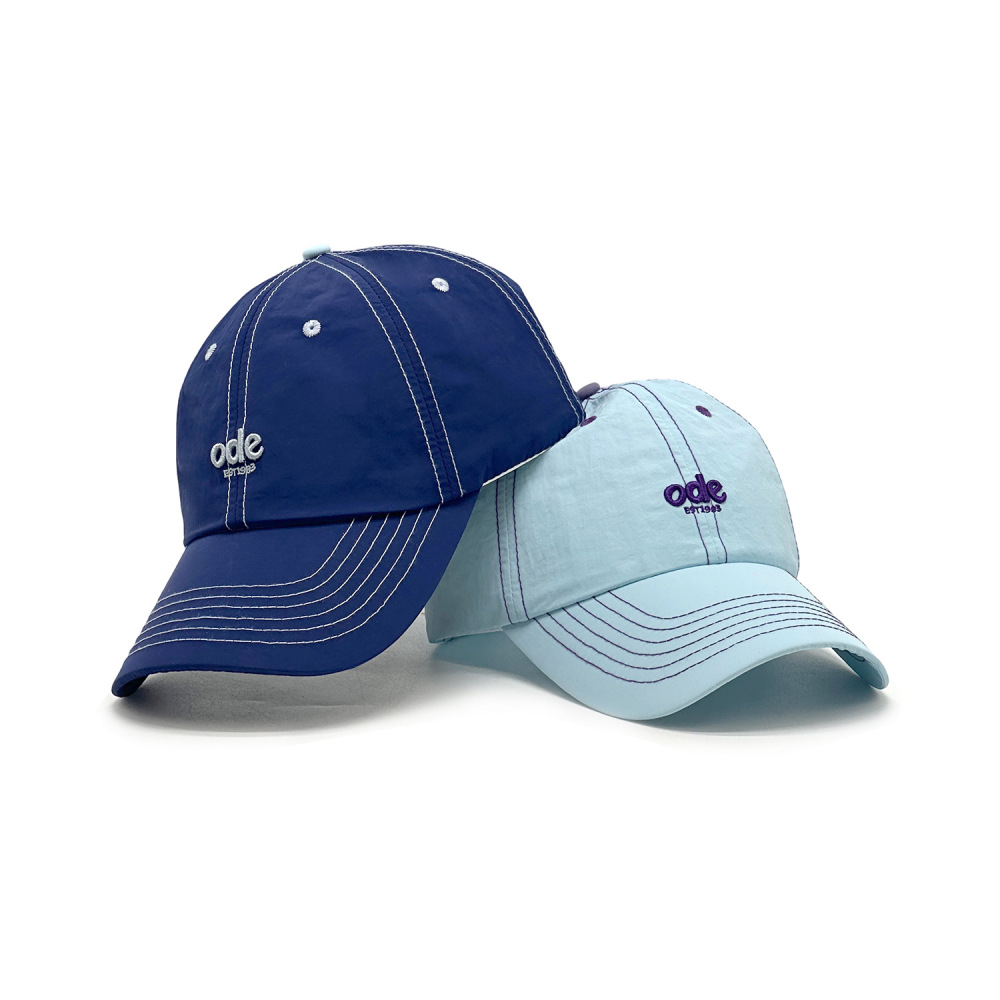 Casquette De Baseball Décontractée En Polyester De Couleur Mélangée Avec Broderie. Image3