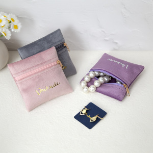Pochettes À Bijoux En Velours Uni h5 Image4
