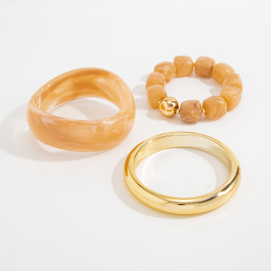 Ensembles De Bracelets Pour Femmes En Perles De Résine À Dégradé De Couleurs h5