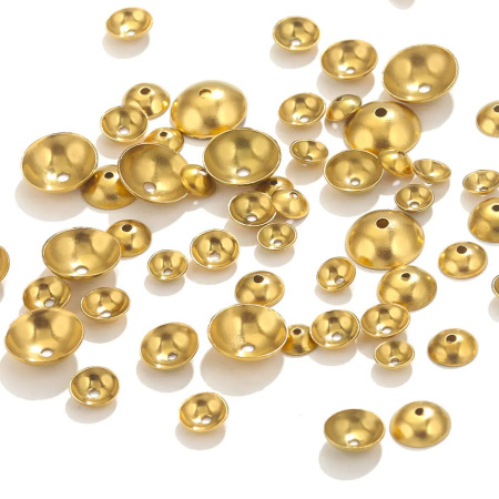 Apprêts à bijoux en acier inoxydable étanche couleur or 2