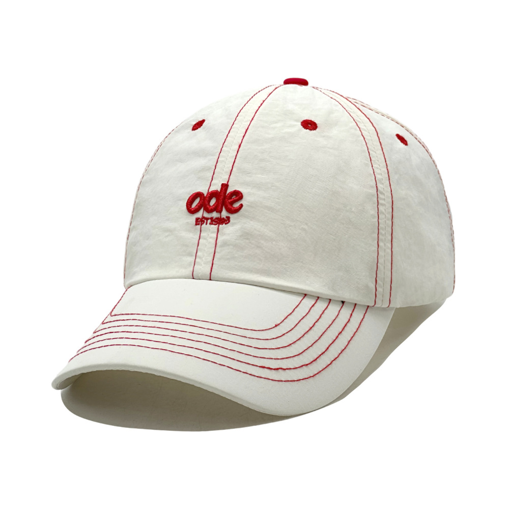 Casquette De Baseball Décontractée En Polyester De Couleur Mélangée Avec Broderie. 
