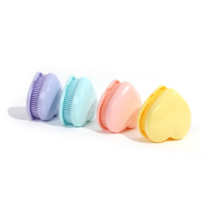 Peignes En Plastique Uni Couleur Cœur De La Série Simple Daily h5 Image3