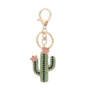 Porte-Clés Luxueux En Alliage, Strass Et Fleur Naturelle Unie, Orné De Fleurs Naturelles. h5 