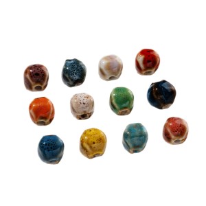 Perles En Céramique À Dégradé De Couleurs Et De Forme Irrégulière, Série Simple À Faire Soi-Même h5 Image4