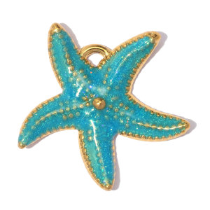 Pendentifs Femme Romantiques En Acier Inoxydable, Couleur Or, Motif Poisson Et Étoile De Mer, À Faire Soi-Même h5 Image2