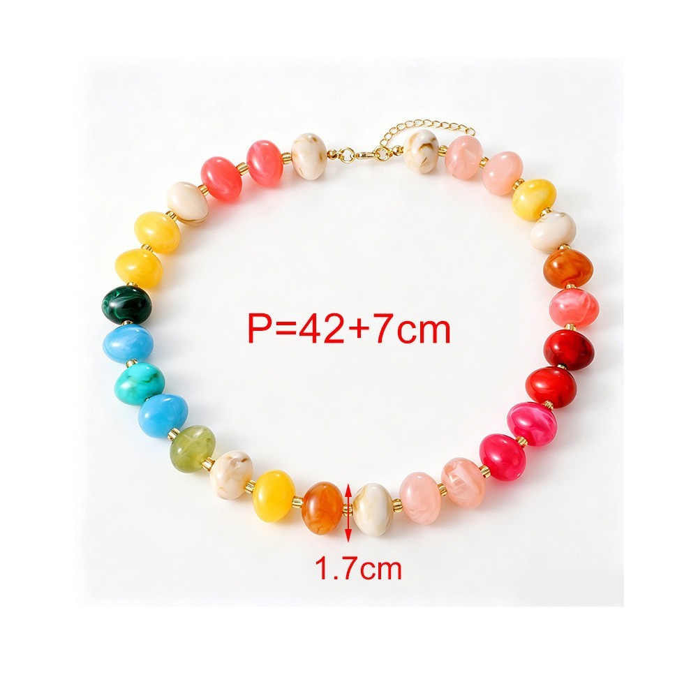 Colliers De Perles En Résine Pour Femmes De La Collection Romantic Series Daily Beads Image4