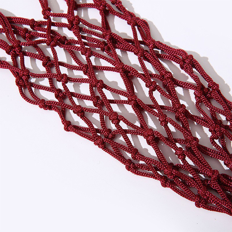 Housse De Bouteille D'Eau Pour Femme En Maille Tressée Ajourée, Couleur Unie, Style Décontracté Image3