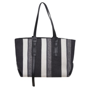 Sacs Fourre-Tout Pour Femmes En Toile Multicolore Sans Rayures, Style Décontracté h5 
