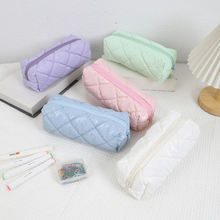 Pochettes à stylos quotidiennes en polyester uni de la série Simple