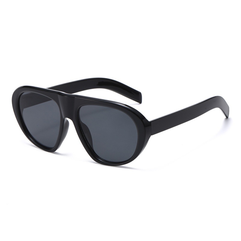 Lunettes De Soleil Unisexes Simple Series Rétro Couleur Unie Imprimé Léopard Dégradé 