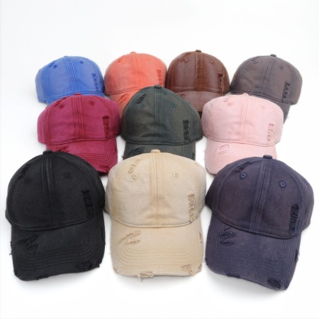 Casquette de baseball en coton uni, dégradé, style décontracté, série simple 2