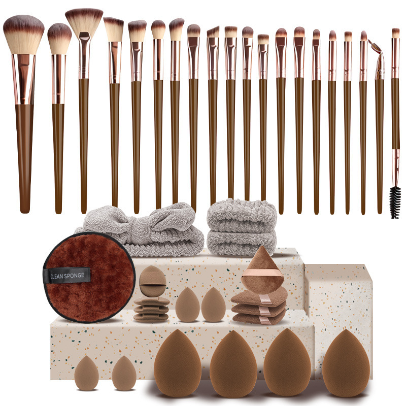 Ensemble De Pinceaux De Maquillage Simple Series Daily Solid Color