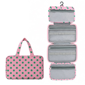 Trousses À Maquillage En Polyester À Pois Unis, Style Décontracté, Collection Simple Series h5