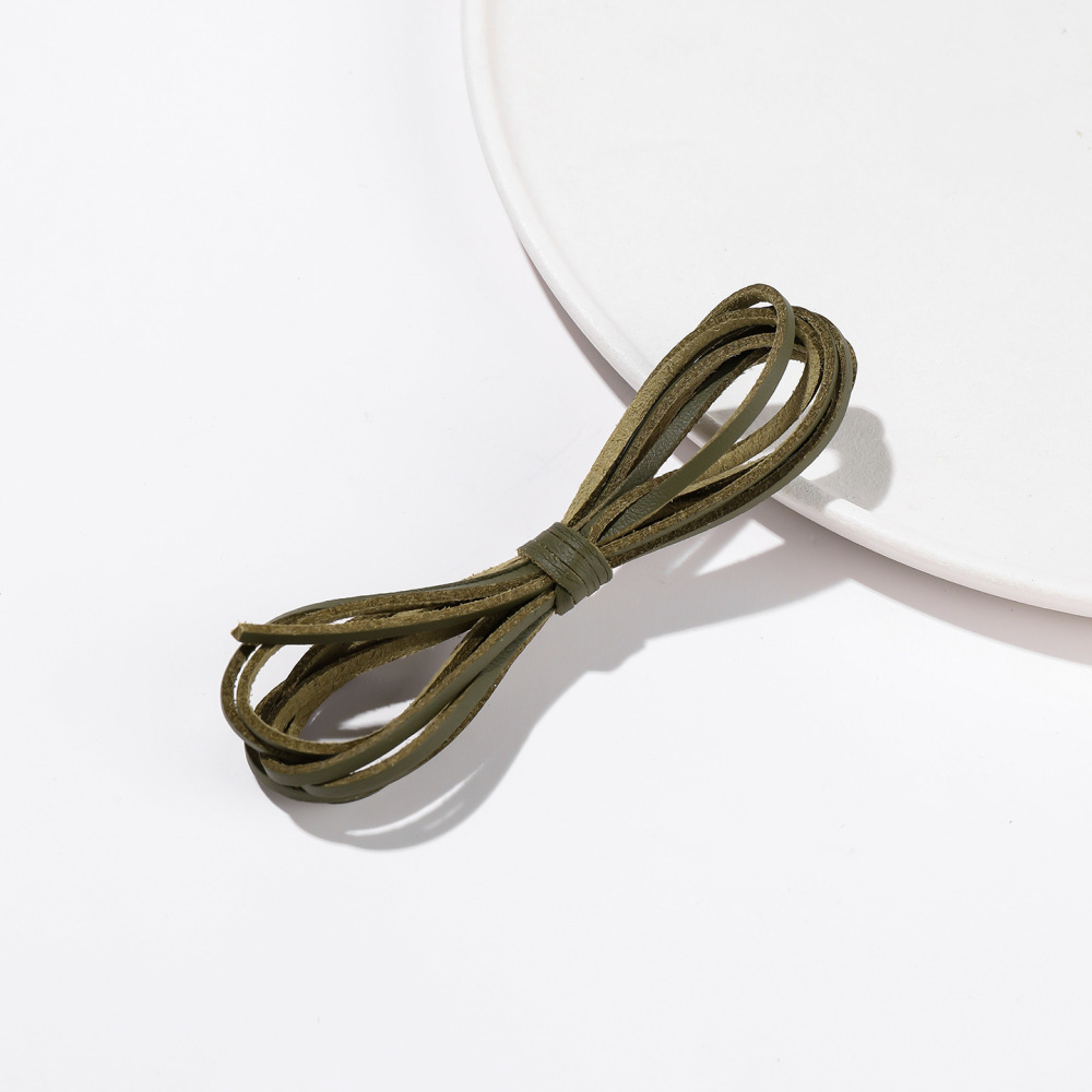 Matériaux De Cordage En Pu Uni Couleur Simple À Faire Soi-Même