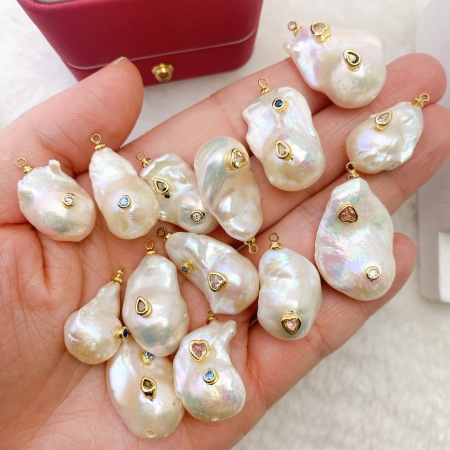 Perles d'eau douce de forme irrégulière, collection DIY, pour femmes.