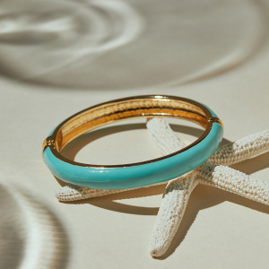 Bracelets Pour Femmes En Alliage Émaillé De Forme Géométrique Rétro h5 Image3