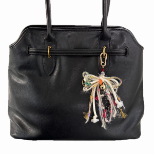 Breloques De Sac En Corde Tressée De Couleur Assortie, Nœud Papillon Décontracté, Série Simple, Noël h5 Image3