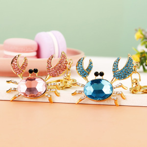 Porte-Clés Luxueux En Métal Et Strass, Style Océanique, Motif Animal Naturel Uni, Couleur Naturelle. h5 Image3