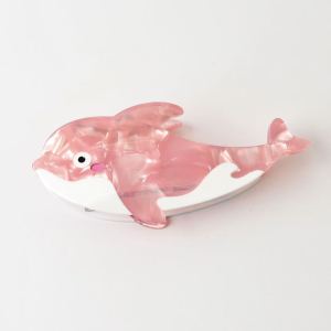Pinces À Cheveux En Acétate De Poisson, Style Océanique Naturel, Série Simple h5 