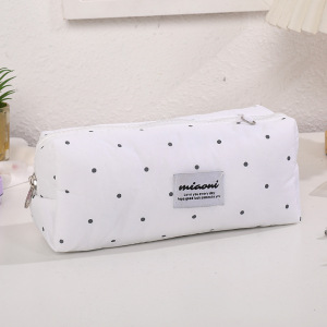 Pochettes À Stylos Simple Series Daily En Polyester, Couleur Unie À Pois h5 