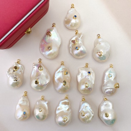 Perles d'eau douce de forme irrégulière, collection DIY, pour femmes. 2