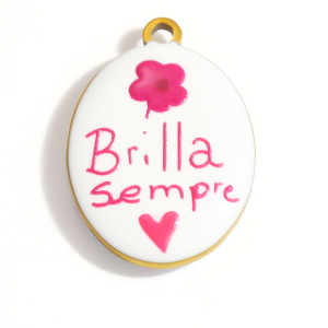 Pendentifs Pour Femmes En Acier Inoxydable Étanche, Forme Cœur, Rectangle Ou Ellipse, Collection Romantique À Faire Soi-Même h5 Image4