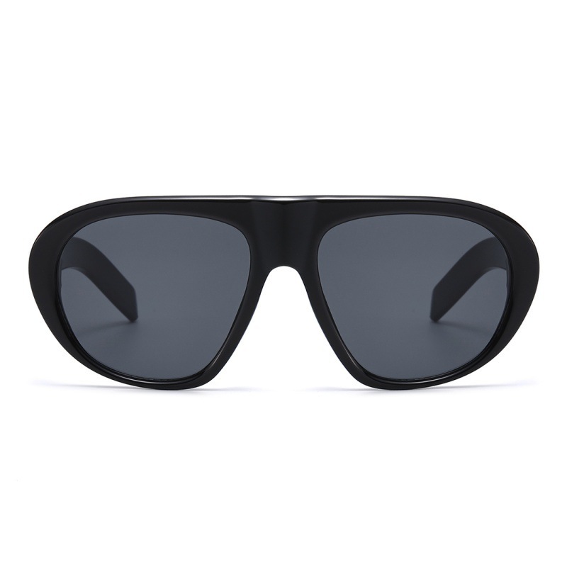 Lunettes De Soleil Unisexes Simple Series Rétro Couleur Unie Imprimé Léopard Dégradé Image3