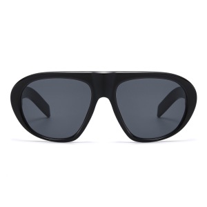 Lunettes De Soleil Unisexes Simple Series Rétro Couleur Unie Imprimé Léopard Dégradé h5 Image3