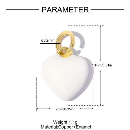 Pendentifs pour femmes, collection romantique, forme irrégulière, cœur, couleur cuivre et or