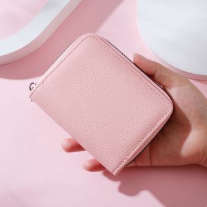 Portefeuilles Et Porte-Cartes Carrés Pour Femmes, Style Décontracté, Couleur Unie, En Pu De Qualité Supérieure h5 Image3