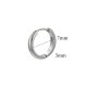 couleur argent/3x7mm 