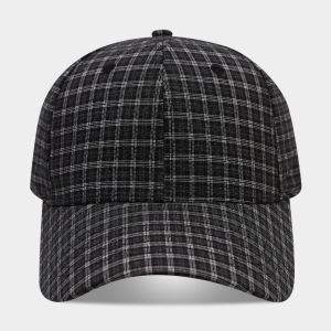 Casquette De Baseball Unisexe En Coton À Carreaux Uni, Style Décontracté, De La Série Simple h5 Image4