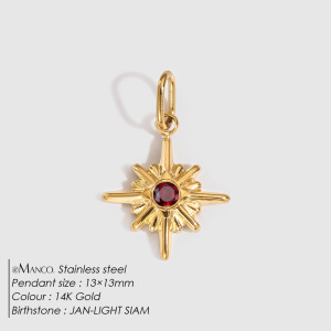 Pendentifs Pour Femmes En Acier Inoxydable Étanche, Couleur Or, Forme Irrégulière, À Faire Soi-Même, Série Simple h5