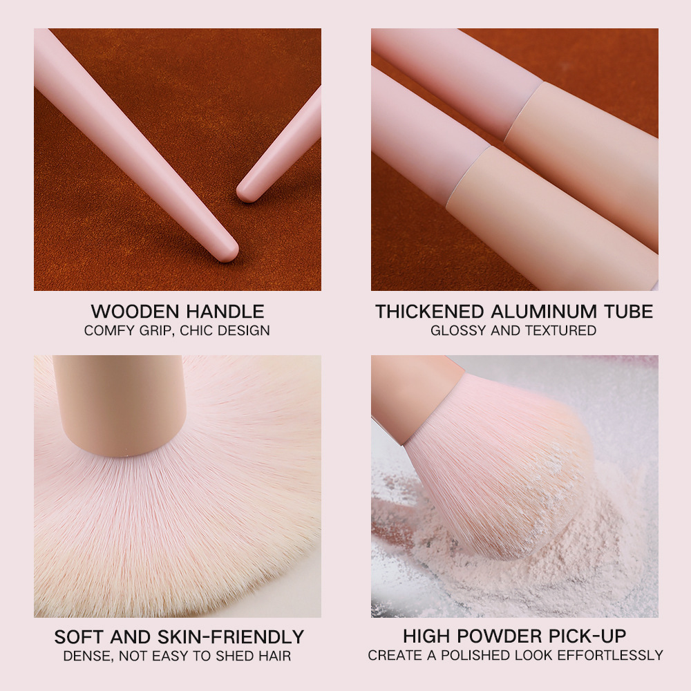 Pinceau De Maquillage Simple Series Daily Solid Color Image4