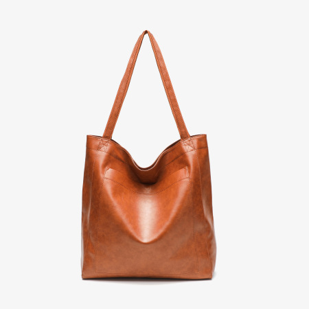 Sacs cabas carrés pour femmes, style minimaliste, couleur unie, en PU de qualité supérieure