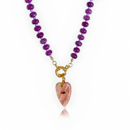 Colliers de perles pour femmes, collection romantique, en pierres naturelles 2