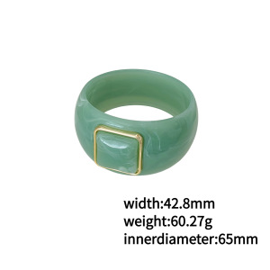 Bracelets Pour Femmes En Résine À Dégradé De Couleurs Rétro h5 Image4