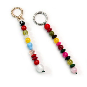 Breloques De Sac En Résine De Couleurs Assorties, Collection Simple Series Casual Beads h5 Image3