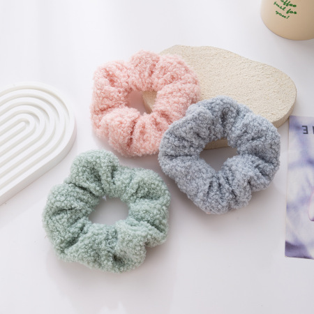 Chouchous en polyester uni couleur de la série Simple Daily 2