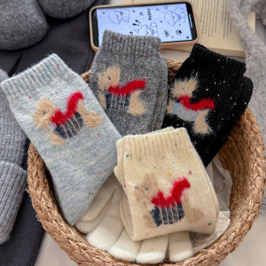 Chaussettes Mi-Mollet À Motifs Animaux Mignons Et Colorés h5 Image2