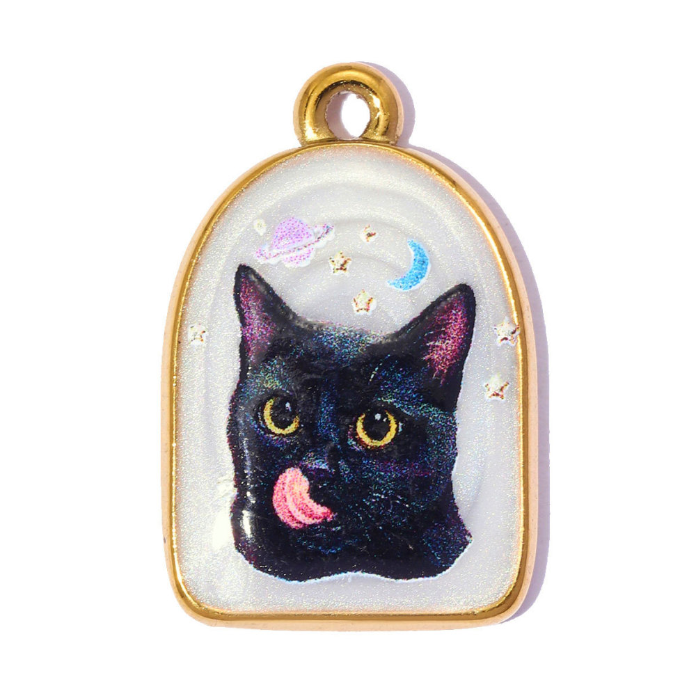 Pendentifs Pour Femmes En Acier Inoxydable, Couleur Or, Motif Cœur Et Animal, Collection Romantique Image2